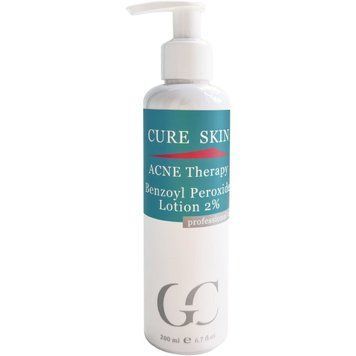 Антибактеріальний лосьйон проти акне з бензоїл пероксидом Cure Skin Benzoyl Peroxide Lotion CS561_30 фото