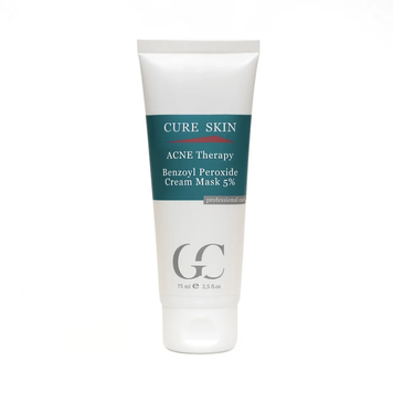 Високоактивна крем-маска для усунення акне Cure Skin ACNE Therapy Benzoyl Peroxide 5% CS562_7 фото
