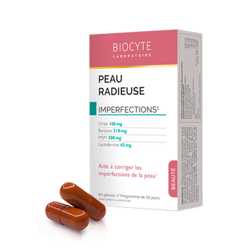 Peau Radieuse 60 капсул - Зменшує запальні висипи на шкірі &nbsp;PEAPE01.5368526 фото